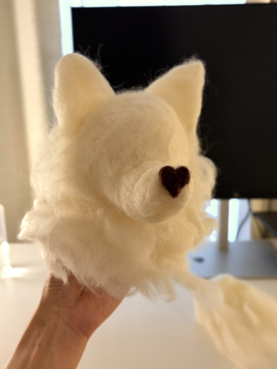 完成 モフモフしていて、かわいい