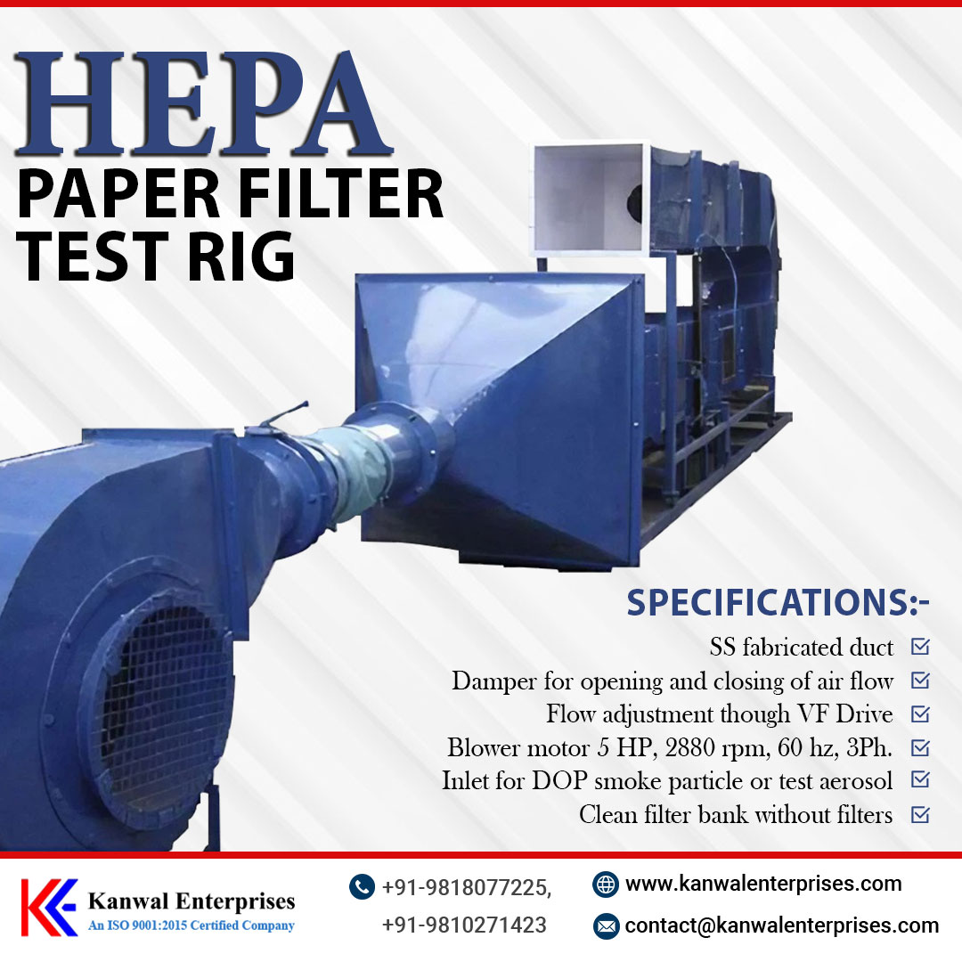 Kanwal_Ent's tweet photo. 💨 Introducing our 𝐇𝐄𝐏𝐀 𝐏𝐚𝐩𝐞𝐫 𝐅𝐢𝐥𝐭𝐞𝐫 𝐓𝐞𝐬𝐭 𝐑𝐢𝐠! SS fabricated duct, precise airflow control with damper, adjustable flow via VF Drive

📲: +91-9818077225
🌐: https://t.co/EwO8J6TgpQ
📧: contact@kanwalenterprises.com

#KanwalEnterprises https://t.co/bnd0b4VFh0
