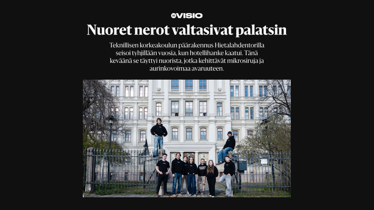 samulipehkonen's tweet photo. The arc of Finnish ambition: Nokia → Slush → FR8 🏴‍☠️ 
https://t.co/VD1ZL7BZ1u https://t.co/h9dyqo2mmz
