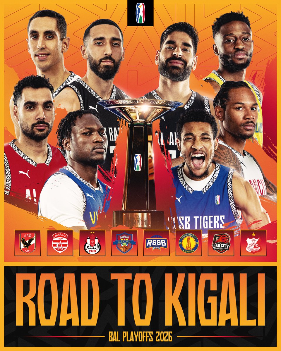 🚨We are just a few days away from the #BAL6 Playoffs &amp; Finals 🏀🔥 Have you booked your seat yet?

RSSB TIGERS are ready to represent Rwanda 🇷🇼! Now it’s time for all of us to rally behind our team and bring the energy to <a href="/bkarenarw/">BK Arena</a> .

Let’s show up. Let’s be loud. Let’s support
