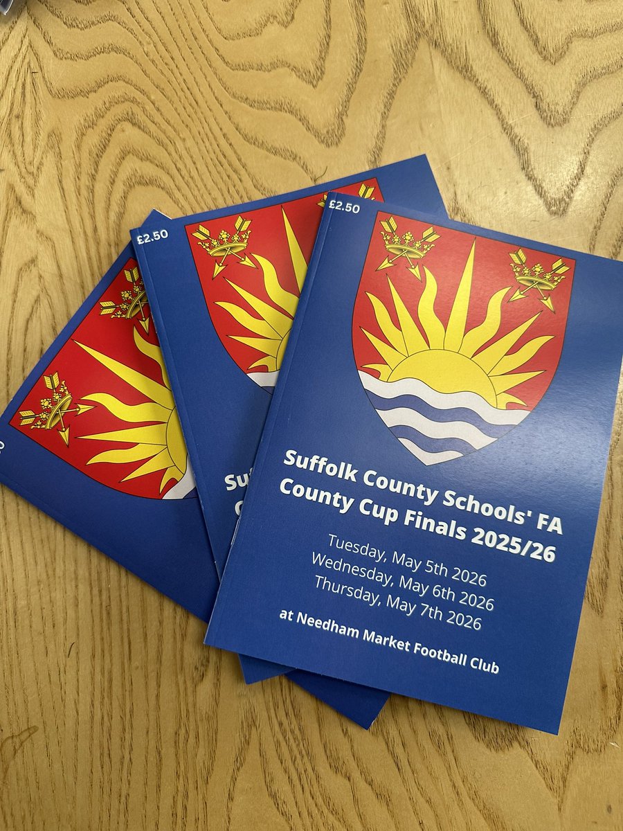 RobPeace9's tweet photo. The @SCSFA_football finals took place this week. Three days showcasing the talented young players we have within Suffolk.

A huge thank you to my fellow committee members at SCSFA, especially Ruth for her hard work as secretary.

Well done to all schools who reached the finals 🏆 https://t.co/0UWATxkLt6