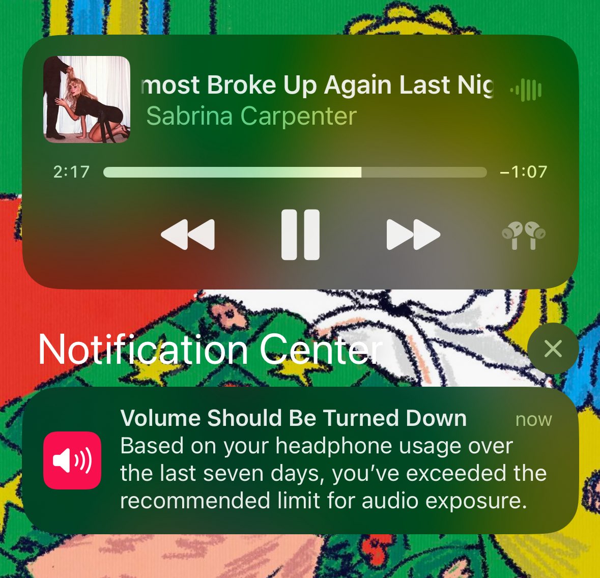 no i will not turn down my volume
