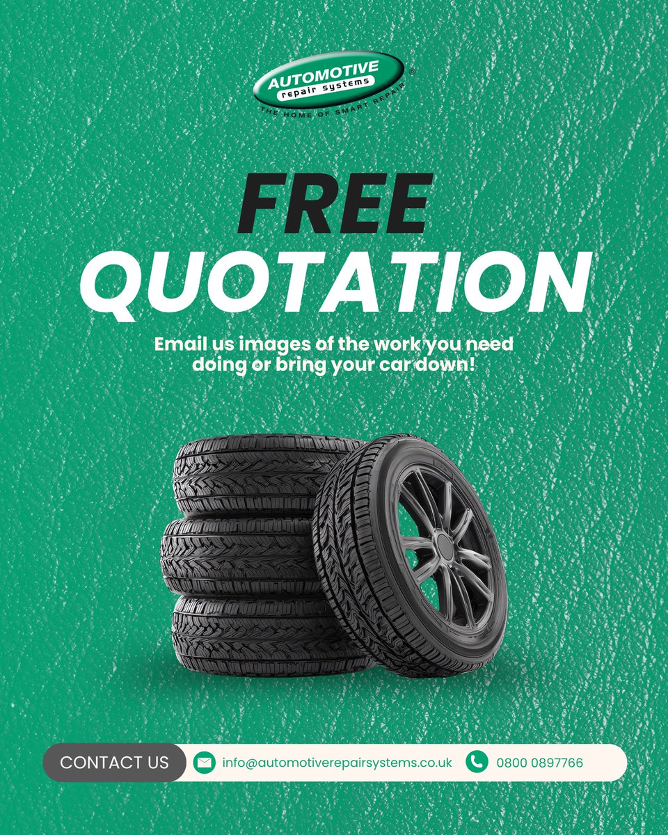 AutomotiveRS's tweet photo. Need a free quotation for your vehicle repair?

Send images of the work you need doing to info@automotiverepairsystems.co.uk
 or bring your car down to us and our team will take a look. https://t.co/2CqzcLyGKj