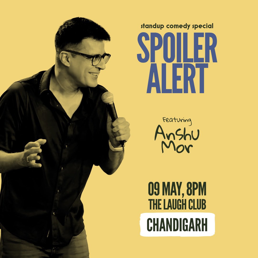 anshuMor's tweet photo. #Chandigarh- Saturday night!  Get tickets at https://t.co/K7VbnR5plx https://t.co/Pb95CSBaRK