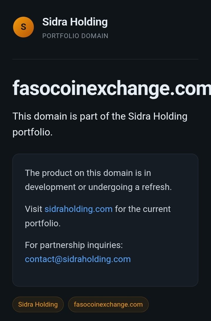 FasoCoin Exchange tweet media