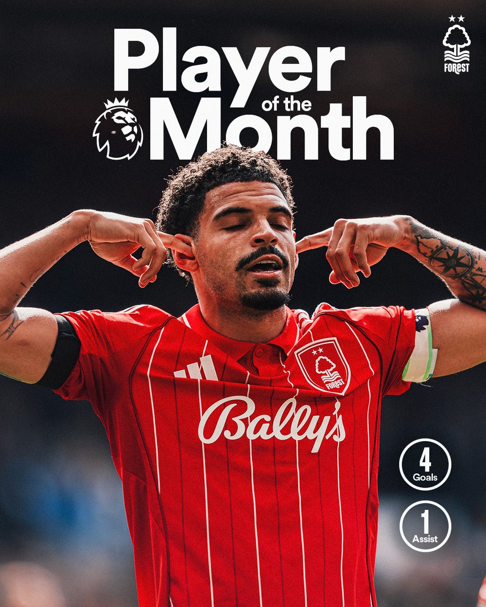 Morgan Gibbs-White has won the Premier League Player of the Month award for April. 👏