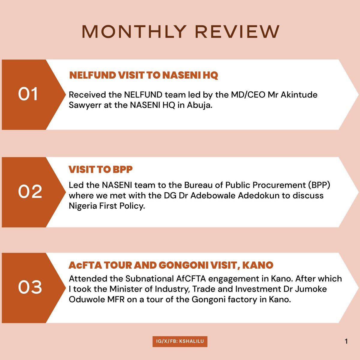 KSHalilu's tweet photo. Here is a recap of our major engagements during the month under review, driven by collaboration, innovation, and the shared goal of building practical solutions for Nigerians.
#3Cs #InfinitePossibilities https://t.co/NoGqWzEXxv