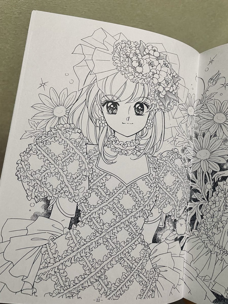 TLで見てどうしても欲しくなってショウワノートのジョアンナの塗り絵を