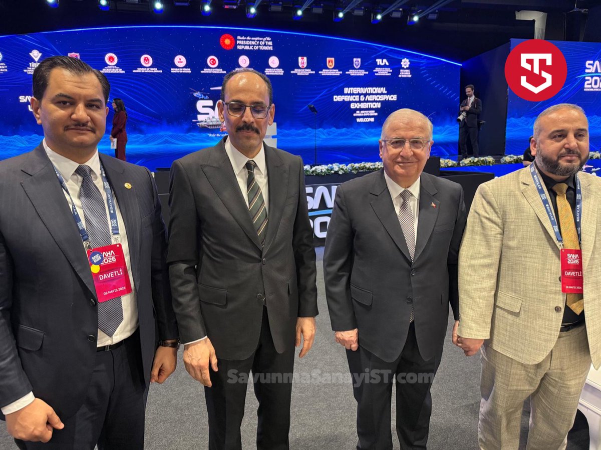 🔴SAHA 2026’da kritik buluşma!

▪️Milli Savunma Bakanı Yaşar Güler ve MİT Başkanı Prof. Dr. İbrahim Kalın, Suriye Savunma Bakanı Tümgeneral Murhaf Ebu Kasra ve Libya Ulusal Ordusu Genel Komutan Yardımcısı Orgeneral Saddam Hafter ile görüşme gerçekleştirdi.