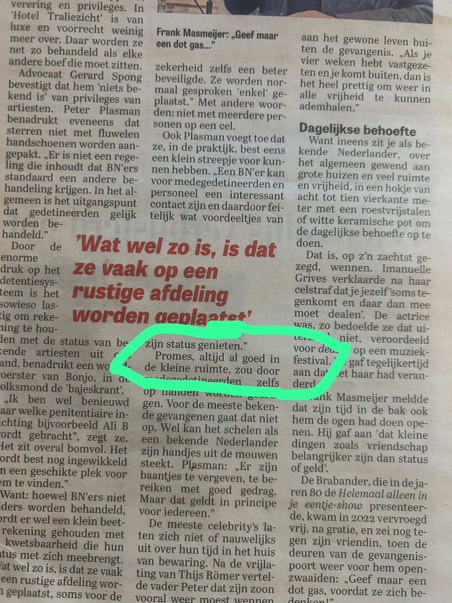 KickandRushVR's tweet photo. Hilarisch 😂 #promes #alib #BN #cel #telegraaf https://t.co/bhk7CMiSdl