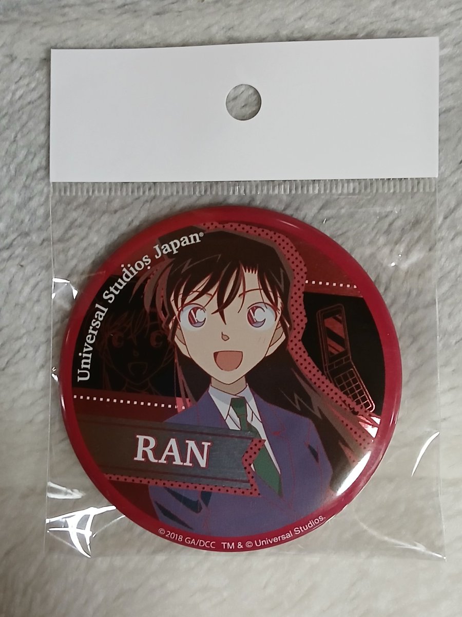 HARD・OFFで2018年にUSJで発売された蘭ちゃんの缶バッジを100円で買っ