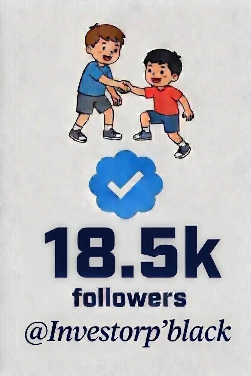 You need 18.5k followers 

Just say hello 👋 

Let’s follow you 🫵