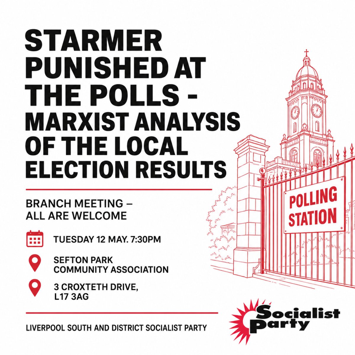 South Liverpool & District Socialist Party tweet media