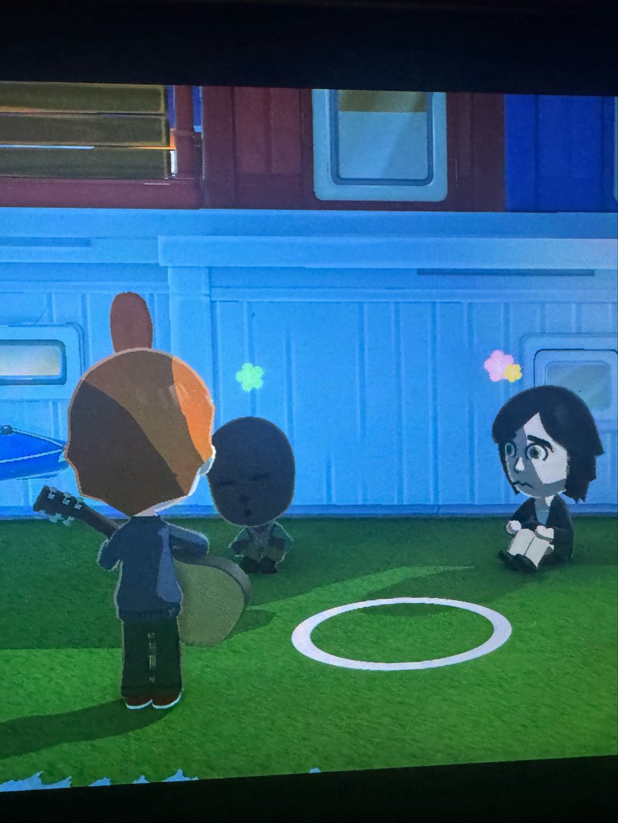 cqurtknee's tweet photo. My Anthony green mii singing to my Gerard way and my cat mii’s✨✨ https://t.co/O2i3NweTxg