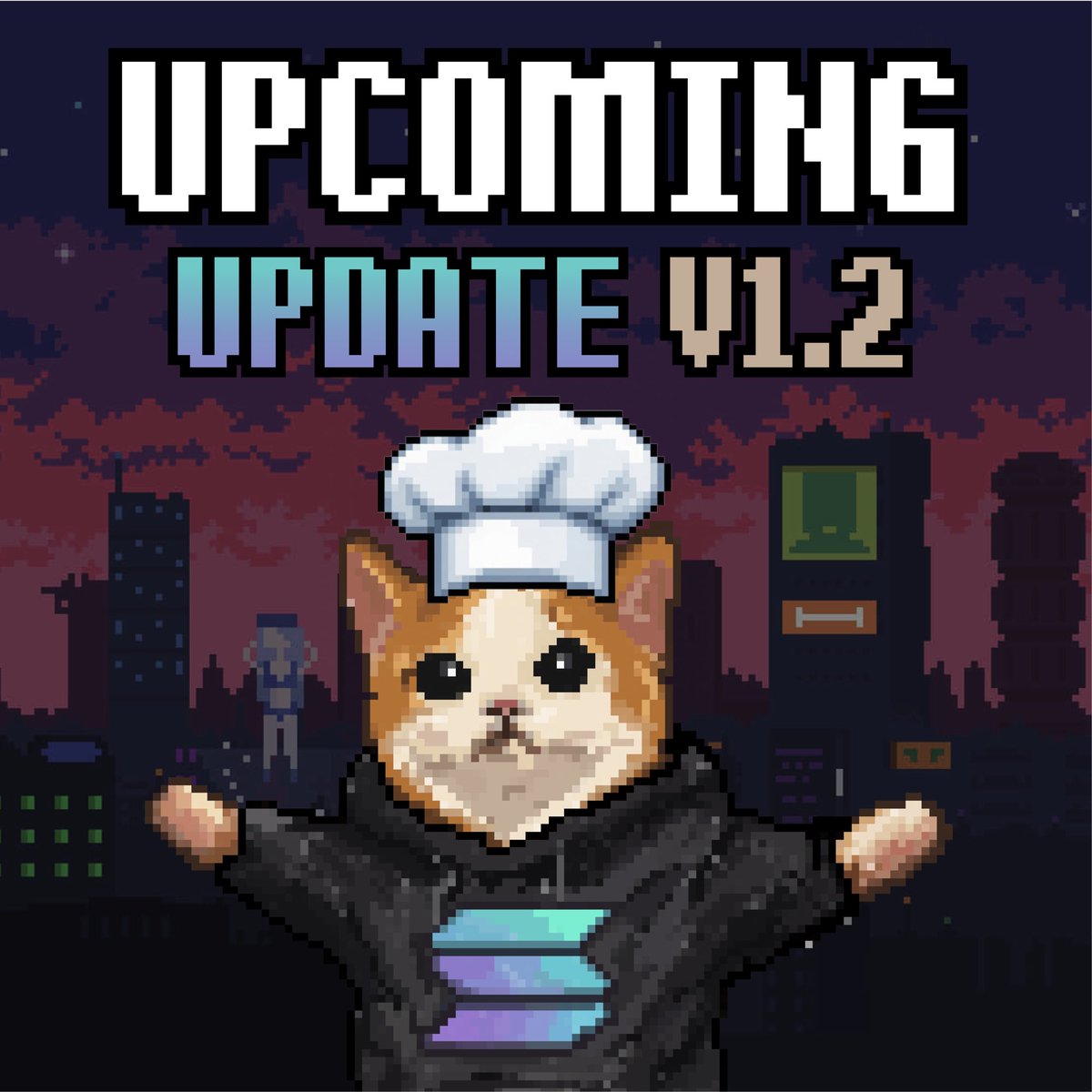 New update? Not far away 👀

We’re already cooking…
New backgrounds, obstacles, difficulty settings, and even the ability to continue after your kitty loses all its hearts 🤭

For now, v1.1 is live in the Solana dApp Store on <a href="/solanamobile/">Seeker | Solana Mobile</a>. Try it now so you’ll feel the