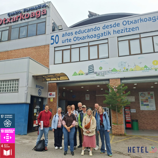HETELFP's tweet photo. This week, teachers from Belgium visited some HETEL VET Schools  to discover Basque vocational education system and our approach to inclusion, adult learning and support for diverse learners. 🇪🤝🇪🇺
 #VET #VocationalEducation #Inclusion #BasqueCountry 
https://t.co/s02JdvciPA https://t.co/a2qMoTOryA