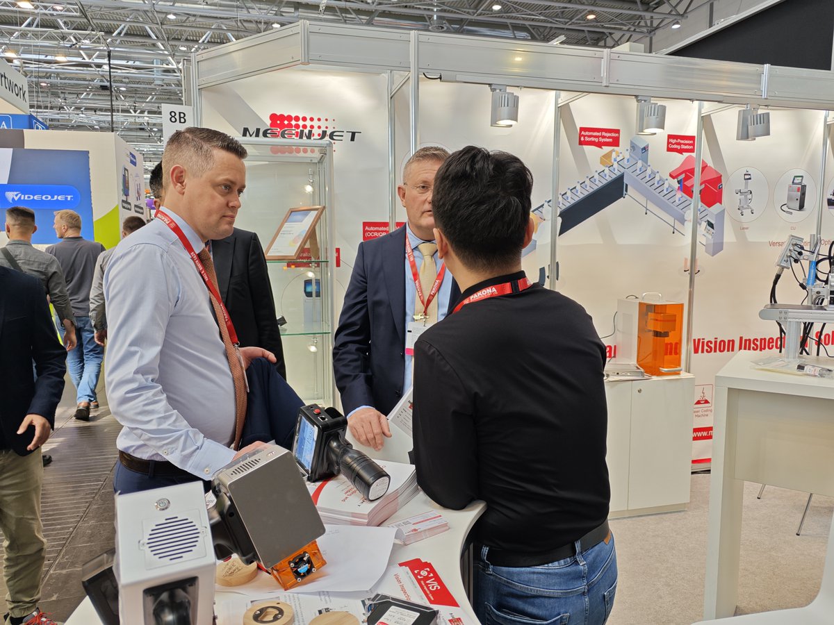 Inkjet_printer_'s tweet photo. Meenjet is live at Interpack 2026! 🚀
We are showcasing our latest industrial coding and marking solutions at Booth 8B F11. Whether you're looking for precision, efficiency, or smart inkjet technology, our team is ready to demonstrate how we can empower your production line.@interpack2026
Stop by to see our machines in action and grab some technical insights!
📍 Find us: Hall 8B, Booth F11
📅 Date: May 7–13
See you there!
https://t.co/0iIs5EKcbj
#Interpack #PackagingIndustry #CodingAndMarking #Meenjet #DusseldorfExhibition