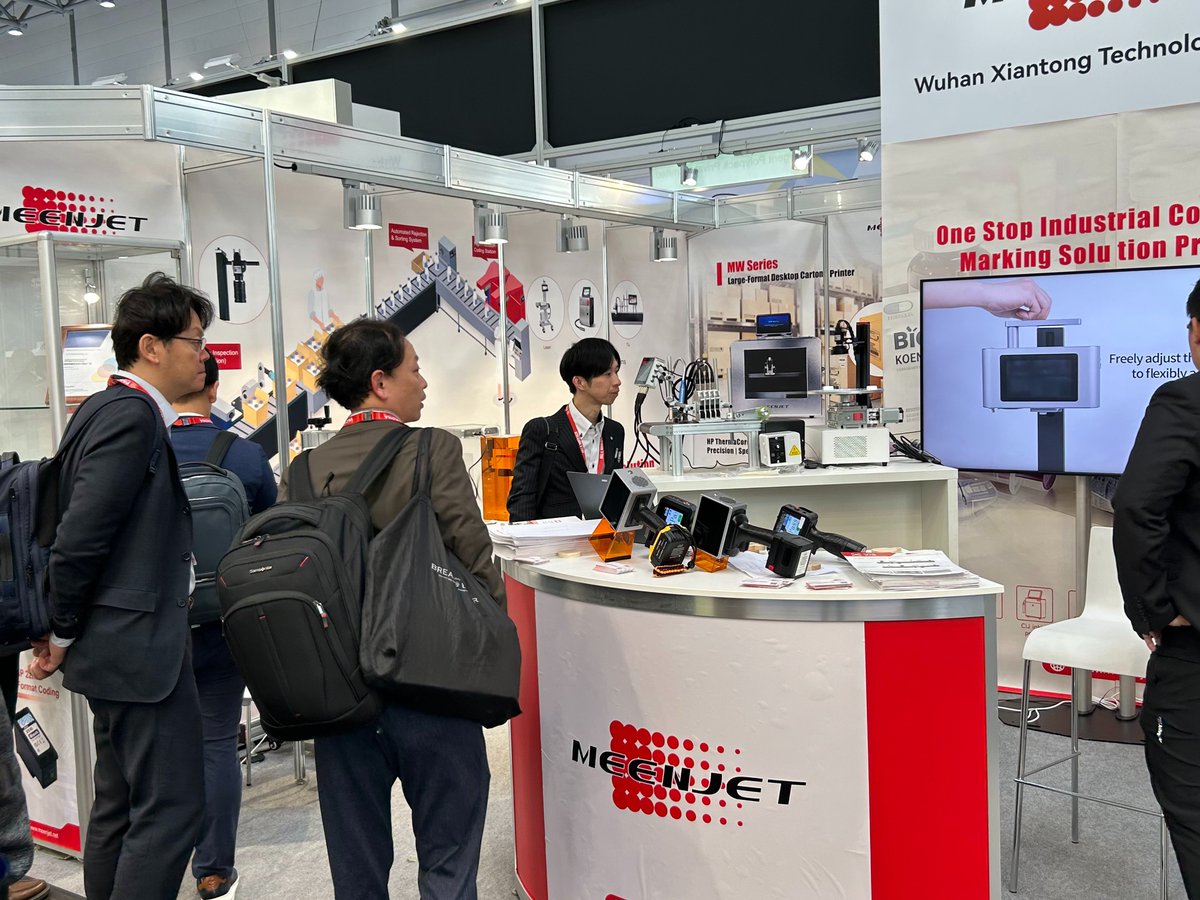 Inkjet_printer_'s tweet photo. Meenjet is live at Interpack 2026! 🚀
We are showcasing our latest industrial coding and marking solutions at Booth 8B F11. Whether you're looking for precision, efficiency, or smart inkjet technology, our team is ready to demonstrate how we can empower your production line.@interpack2026
Stop by to see our machines in action and grab some technical insights!
📍 Find us: Hall 8B, Booth F11
📅 Date: May 7–13
See you there!
https://t.co/0iIs5EKcbj
#Interpack #PackagingIndustry #CodingAndMarking #Meenjet #DusseldorfExhibition