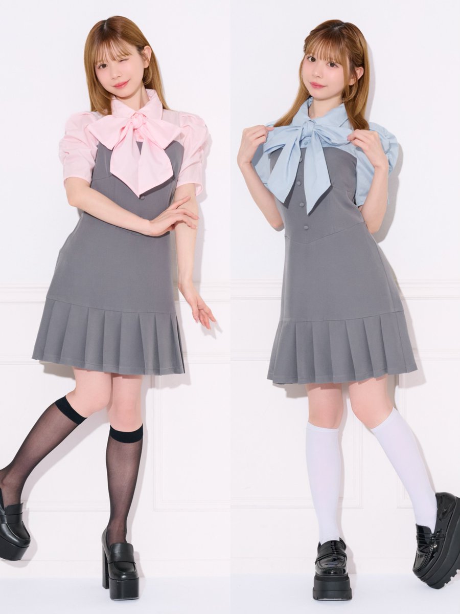 ApresJ's tweet photo. 【 𝑺𝒖𝒎𝒎𝒆𝒓 𝑪𝒐𝒍𝒍𝒆𝒄𝒕𝒊𝒐𝒏 】

✓【2way】Color-Block Bowtie Shirt Docking Mini Onepiece
(675147)
pink / sax 
¥6,995(tax in)

💌𝟓/𝟏𝟒 𝟐𝟎:𝟎𝟎 𝐫𝐞𝐥𝐞𝐚𝐬𝐞 https://t.co/fh65ZpovIW