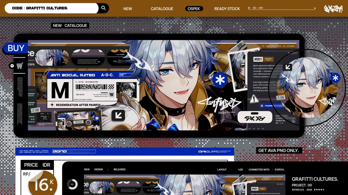︎
📢 ...  Help rt  ! (quick ospek) 
"any interaction will be appreciated" ada 2 layout anime design baru. Mohon dikoreksi, jika ada kesamaan dengan designer lain mohon ketuk dm saya ok. Semua model layout, up for sale! Take via dm/telegram, thanks
: #bealanja 📍
 ︎