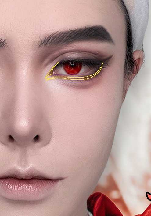 사실 좀 더 강렬한 느낌 내려면 앞 꼬리를 이렇게 틔어주는데 
저날 (행사 + 앞트임 과하면 안 어울리는 눈) 
콤보로 제대로 못 보여줘서 아쉬움이 있는 영상이긴 합니다 큐ㅠㅠ 그래도 많은 참고 되시면 좋겠습니다!!