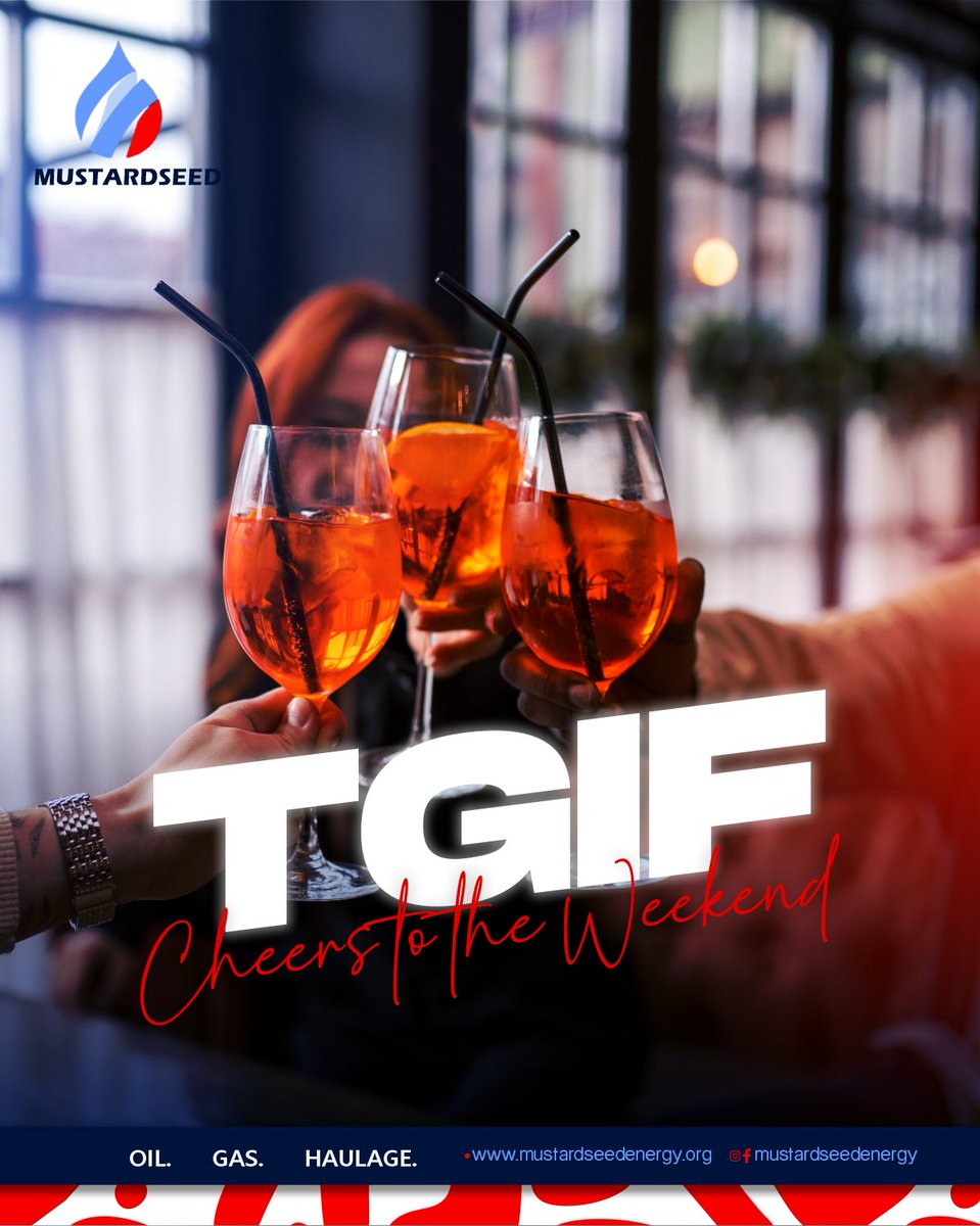MustardseedEne's tweet photo. The weekend is here, Time to rest, recharge, and prepare for a stronger week ahead. Cheers 🥂to a refreshing and peaceful weekend.

#tgif 
#weekendvibes✌️ 
#restmatters 
#workbalance 
#Mustardseedenergy https://t.co/Zz3UEKlIAC