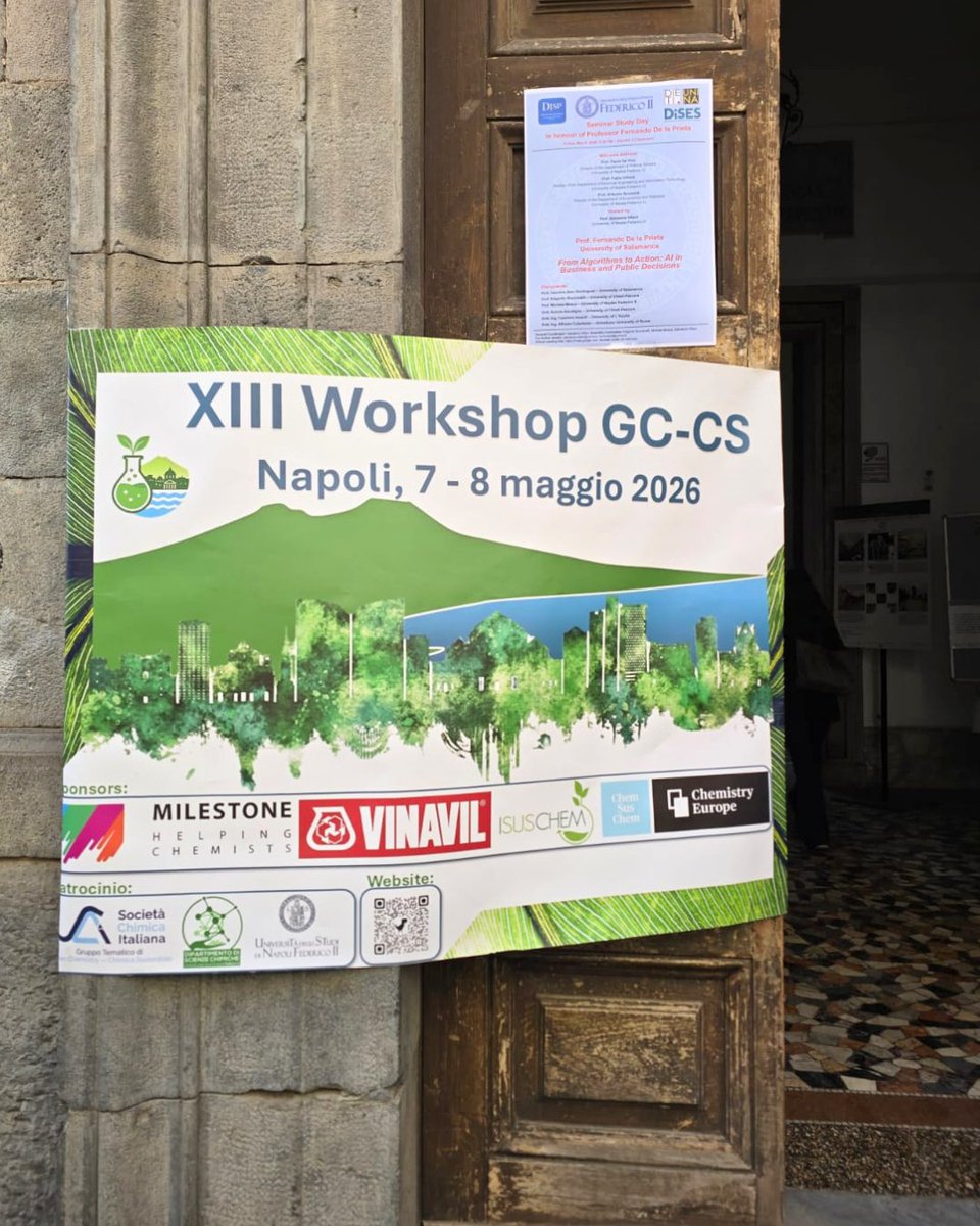 IsuschemS's tweet photo. Isuschem al XIII Workshop Green Chemistry SCI! 🧪
Il CEO Vincenzo Benessere ha mostrato come scalare l'innovazione dal lab all'industria: la bioeconomia circolare è un modello concreto e performante. ♻️

#Isuschem #GreenChemistry #SocietàChimicaItaliana https://t.co/FVBtDDgAgw