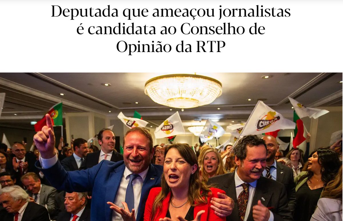 Há episódios sobre ela no meu livro, alguns passaram-se comigo. Para AV, ela é o general que nunca se amotina. De jornalista a assessora, daí para deputada, de deputada à direção do jornal do CH. Agora, a caminho do Conselho de Opinião da RTP. expresso.pt/.../2026-05-07…