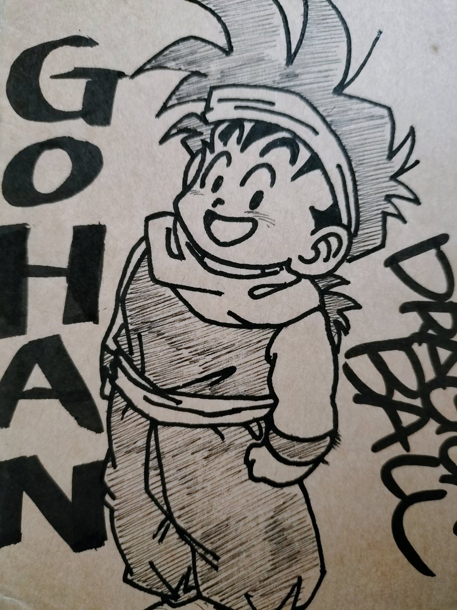ドラゴンボール 古澤純也 ラフスケッチ集 5月10日過ぎてしまきましたが、一応【悟天の日】ということで☆左が