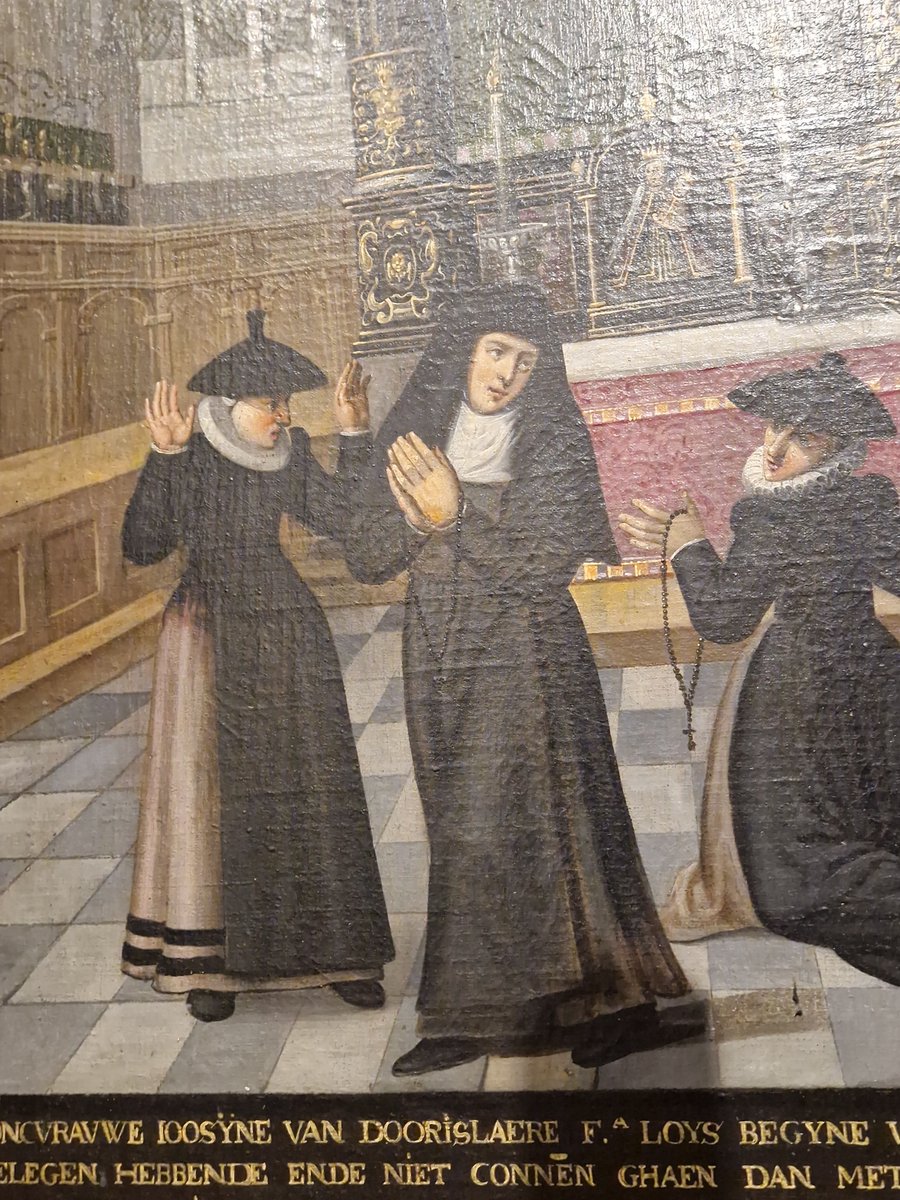 LC_Beguines's tweet photo. Panel in Ghent's St. Peter's church showing Beguine Joosyne van Doorislaere of the city's Beguinage of St. Elisabeth being miraculously healed of an illness in 1603.

Want to know more about Beguines? Check out my new book, out in August: 

https://t.co/bVNWQ3P8iH

#ArtHistory https://t.co/TZItN0KZm6