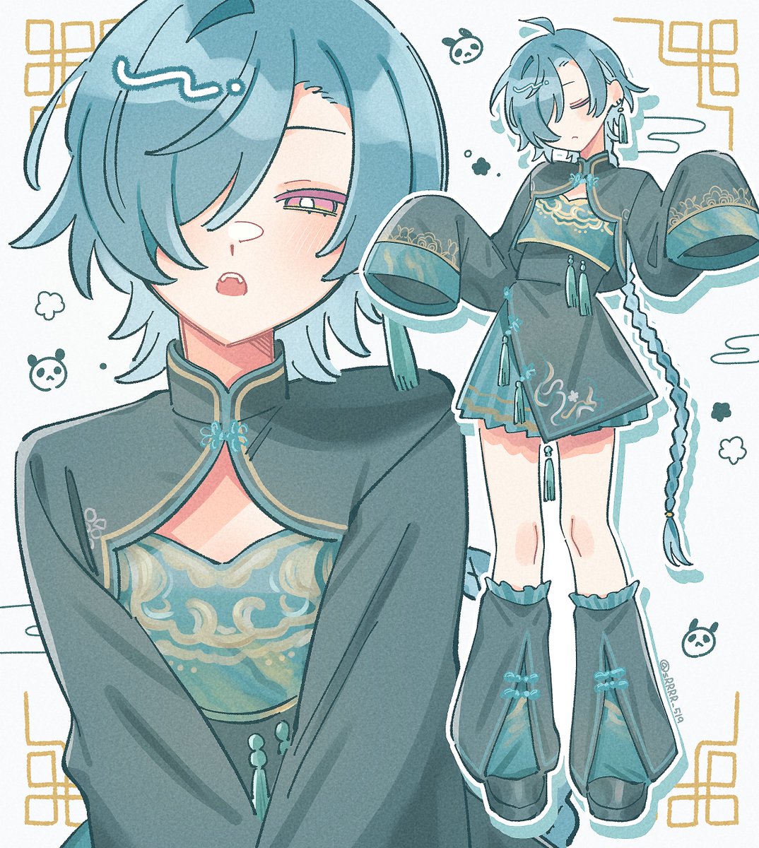 sRRRR_519's tweet photo. 捏造🐼
 #緑仙はやく見ろ https://t.co/3QgJYPbACq