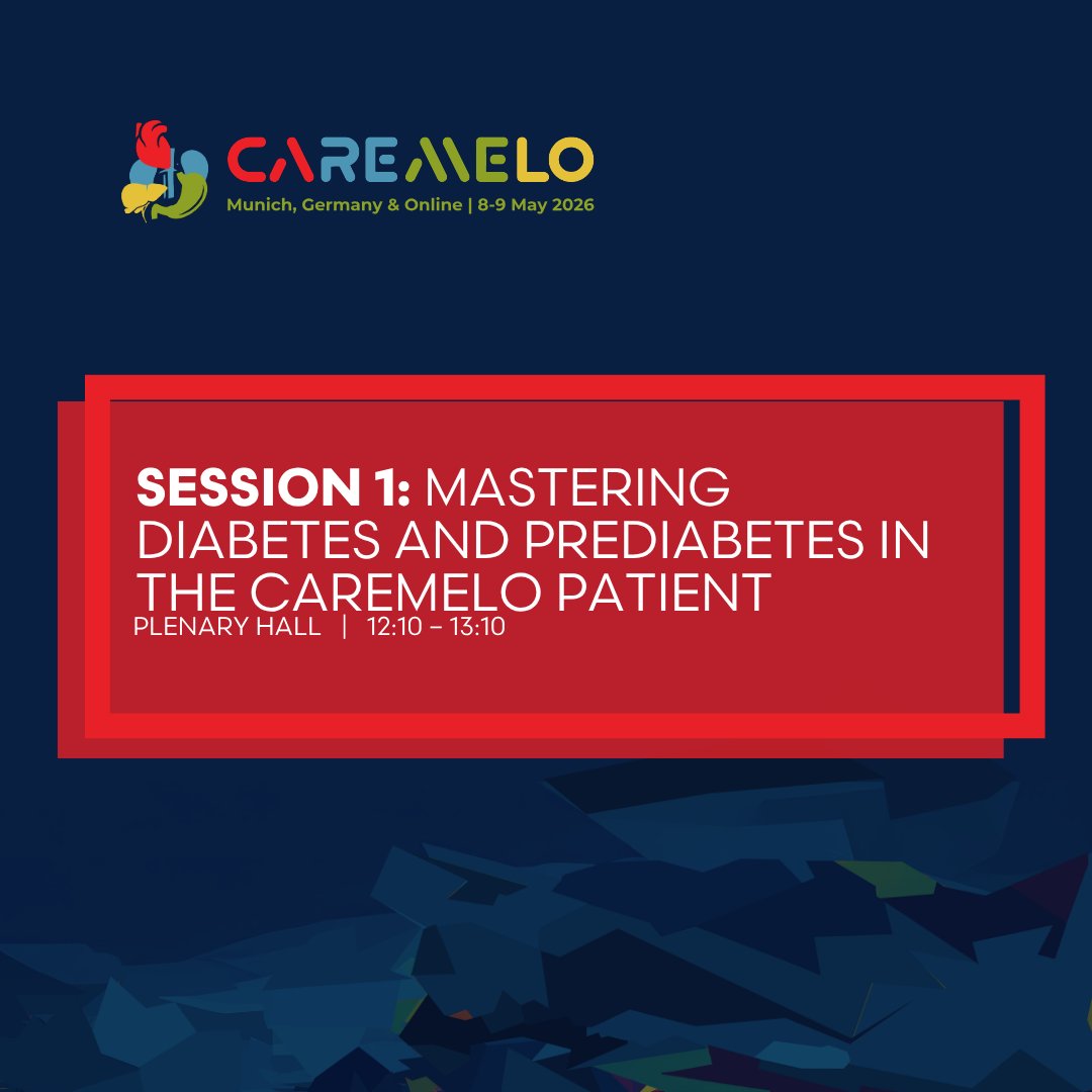 CaReMeLO_conf's tweet photo. 📅What to expect at #CaReMeLO2026: DAY 1

From diabetes and prediabetes management to real-world case discussions, vaccinations, and obesity care - the program is packed with practical insights for everyday clinical practice.

Don’t miss this comprehensive learning experience!🤩 https://t.co/3KUm9uoBZ7