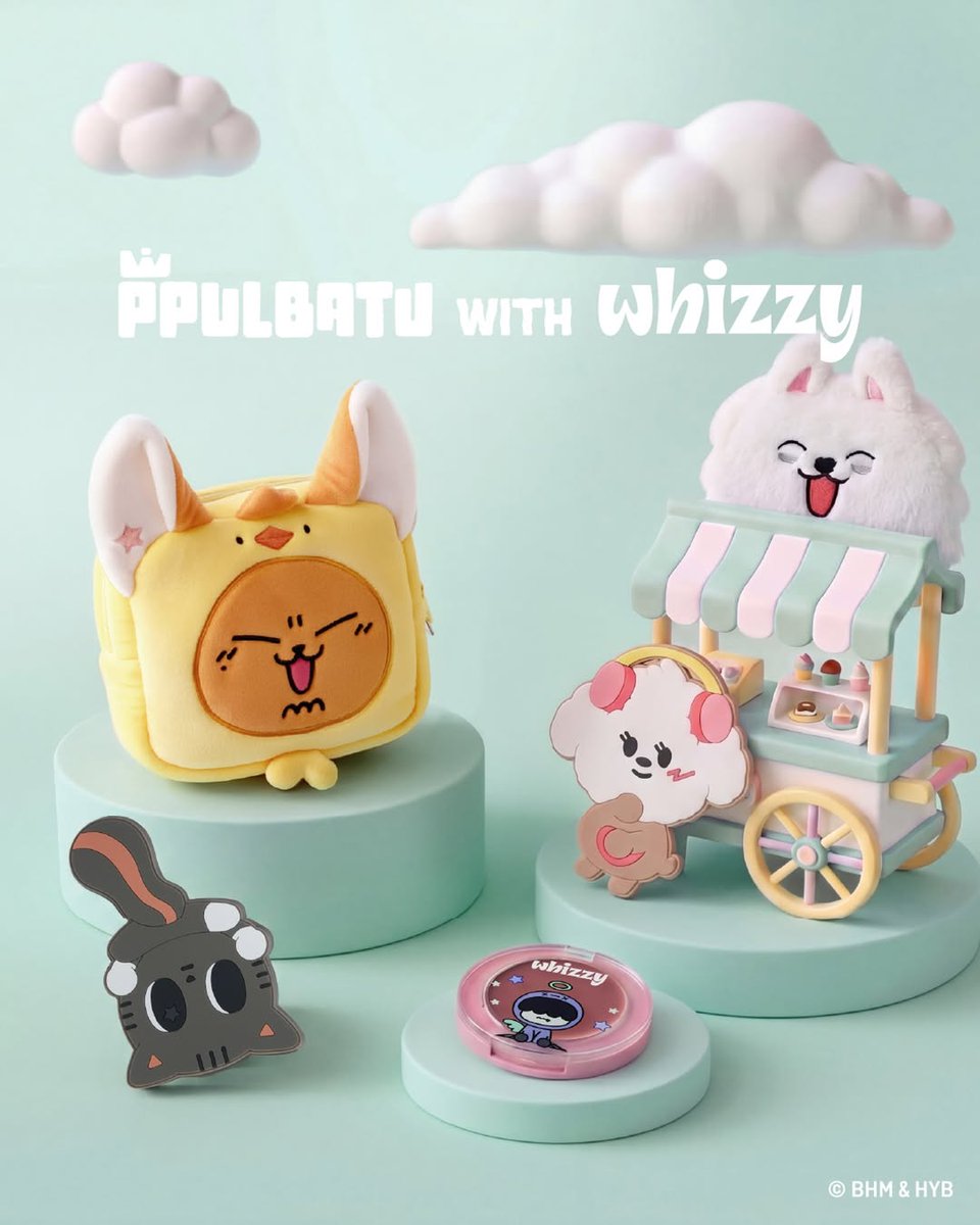 ちなみにいまTXTのキャラPPULBATU(プルバトゥ)×Whizzyのポップアップ
