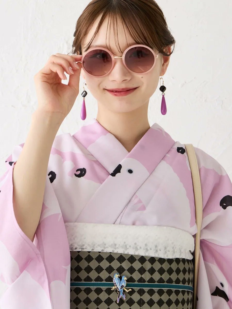 ふりふオリジナル浴衣　虹鳥マリン FURIFU NEW】 新作浴衣セット👘 「虹鳥マリン🕊」 注目ポイントは