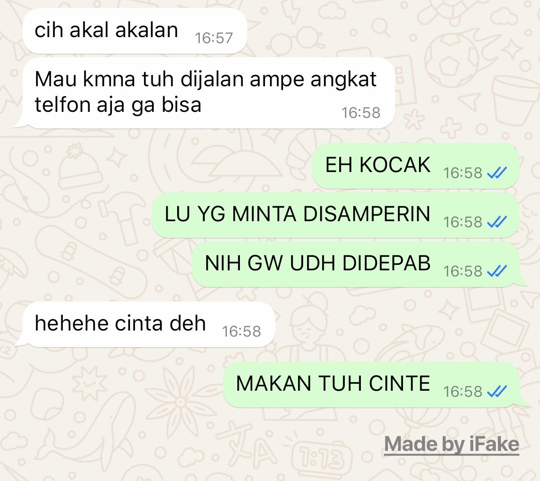 jichen one tweet au

iki &amp; io: marah marah aja dulu