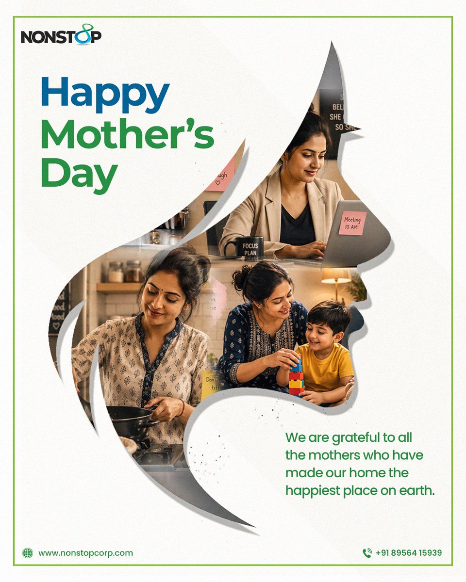nonstopcorp's tweet photo. Happy Mother’s Day to the women who do it all with strength, love, &amp; endless care

From managing work to creating warm homes &amp; beautiful memories, mothers truly make every place feel like home. Today, we celebrate every mom &amp; everything she does, seen and unseen

#HappyMothersDay https://t.co/IceRweTskV