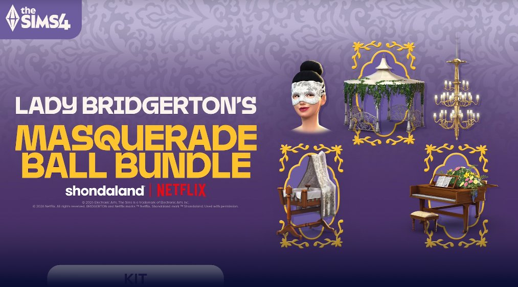 Nerween_'s tweet photo. 🎉SORTEO 
Sims 4 Lady Bridgerton’s Masquerade Ball Bundle🪷  
- Sígueme 👀
- Dale like ❤️
- Menciona a un amigo 👪   
- Retweet 🔁
Fin de sorteo viernes 15 de mayo
  CÓDIGO DE CREADOR: JENNILOW 😍 https://t.co/DuwQA3o9o6
