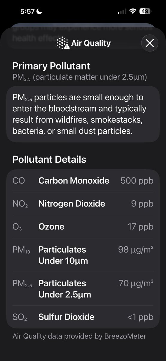 <a href="/RonDeSantis/">Ron DeSantis</a> Right now 5/8/26 Jacksonville, FL has worse air quality than Los Angeles. 184 -UNHEALTHY ⚠️ Thanks to the artificial cloud layer that blankets the Florida sky daily.