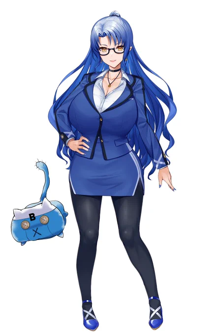 今回の登場キャラ 後鬼(ごき) CV:七海映子 正体は、ついなちゃんのお供のぬいぐるみ。 実は修験道の開祖・役行者の従者である後鬼の魂が乗り移っている。 人間形態だと、青い髪のないすばでーの美女。 #ついなちゃん #ついなちゃん4コマ #後鬼