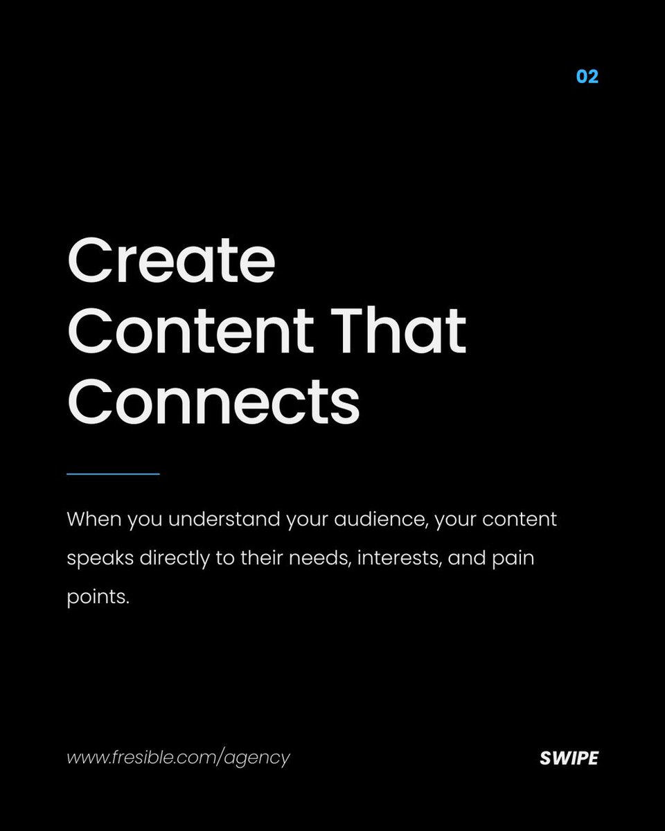 Fresible's tweet photo. 📊Knowing your target audience helps you create content that connects, converts, &amp;drives real results
✅Better content
✅Smarter ads
✅Higher engagement
✅Stronger customer relationships
📌Don’t guess your audience—study them

#DigitalMarketing #FresibleAgency #CreatorsInsights https://t.co/BpHiv2N2Rf