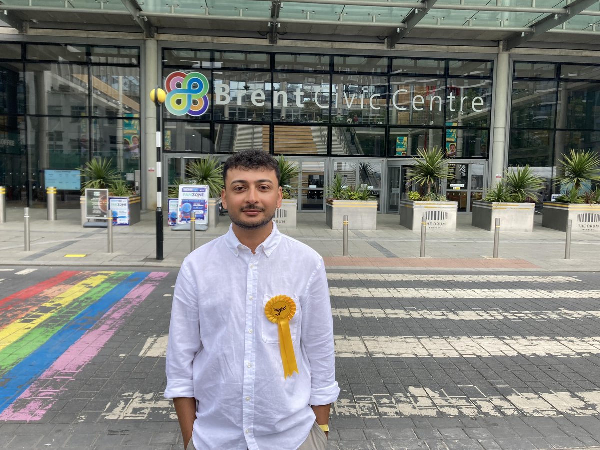 GrantLDReporter's tweet photo. Former Brent Lib Dem Leader Anton Georgiou is back standing for re-election in Alperton. He seems optimistic about winning his seat. He told me: "I'm really looking forward to getting back to work in Alperton and delivering for residents." https://t.co/IJW7gYx4l5