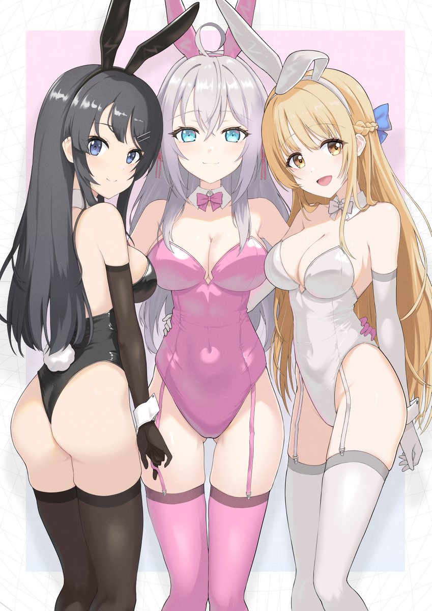 桜島麻衣 「リクエストで描かせていただきました!! #ロシデレ #青ブタ #お隣の天使様」|るかす ◢のイラスト