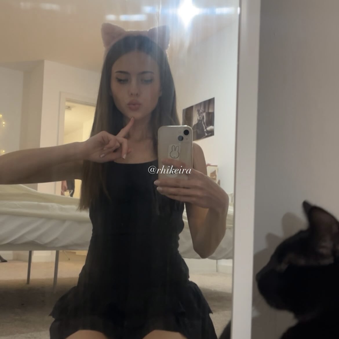sendtoadriia's tweet photo. when people ask what’s the main reason i do of … so i can be at home with my boy duh? 

#of #blackcat https://t.co/nrAj3vwUZq