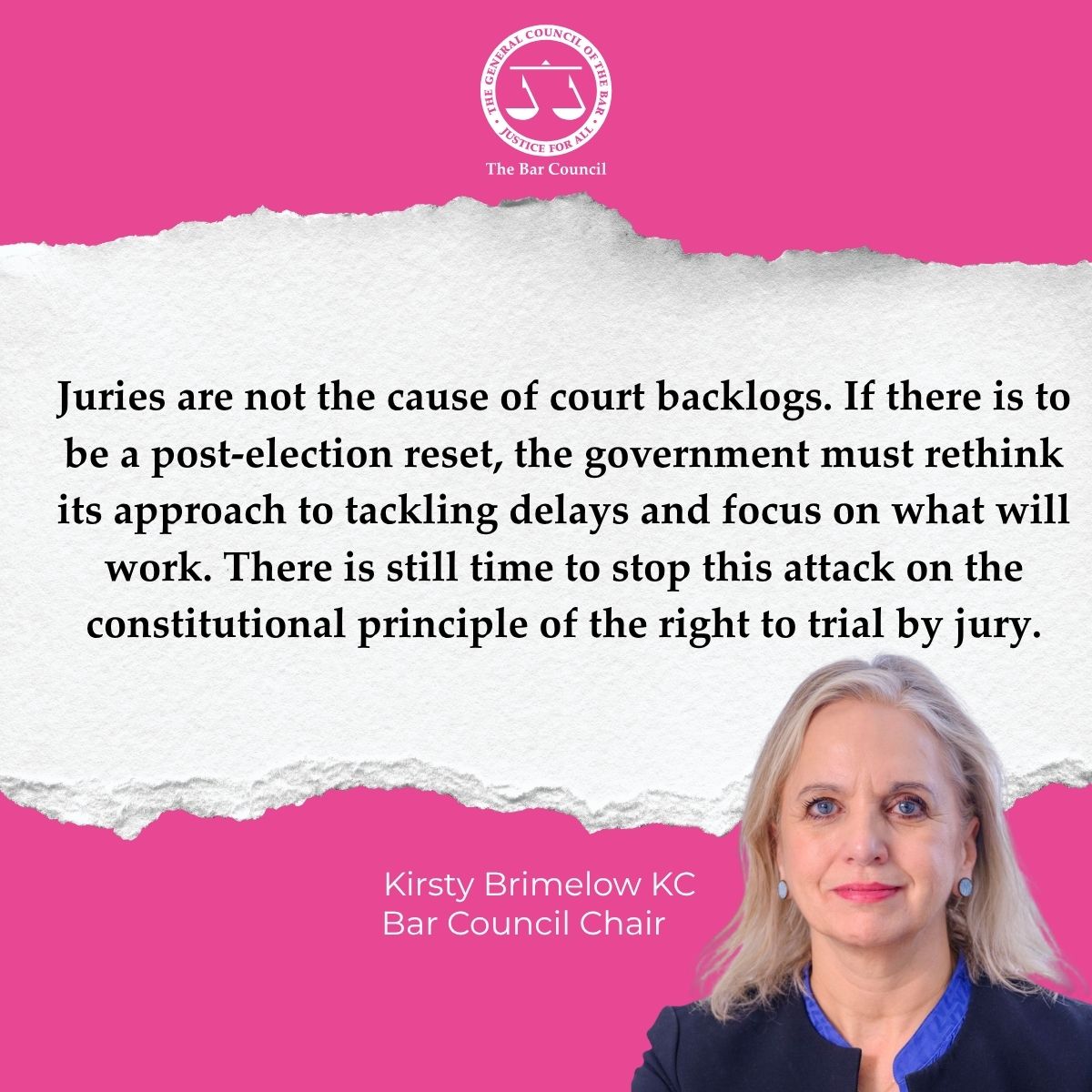 The Bar Council tweet media