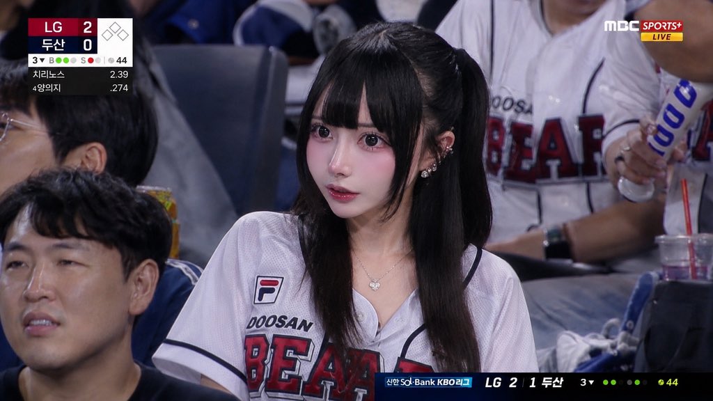 野球観戦してたら映ってしまいました⚾️ https://t.co/qNXjT8oU6y
