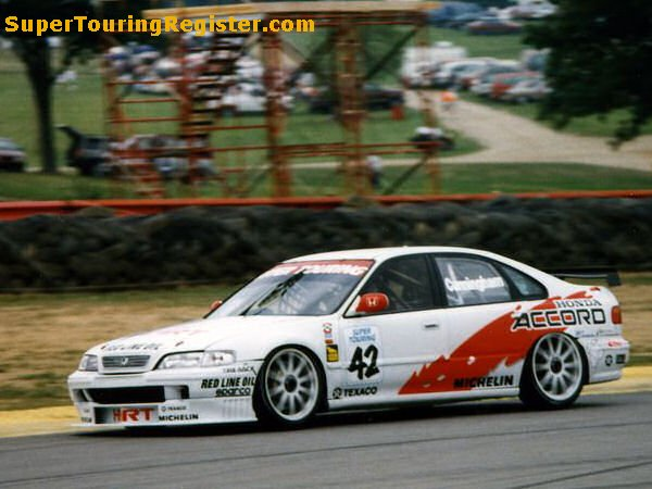 jeracerx's tweet photo. The North American Touring Car Championship had a mix of Honda Accords, while availabilty meant most were euro-market CE Accords from other series, Mirko Racing built their own US-market CD Accord for 1996, while HART ran both models in 1997, their CD was an ex-Japanese test car https://t.co/D72tCBUFL3