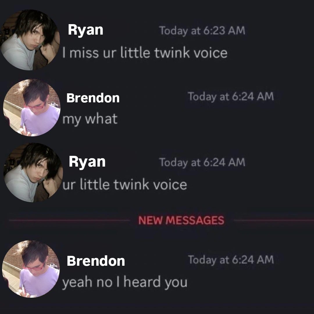 tbh brendon is not the twink in the ship #thinking