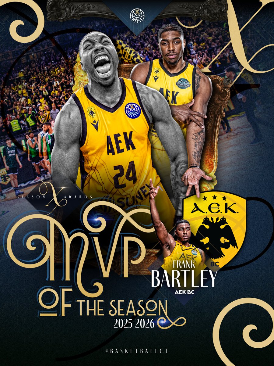 BasketballCL's tweet photo. Frank Bartley is the #BasketballCL Season X 𝐌𝐕𝐏! 👑 https://t.co/VQQuhlpUX9