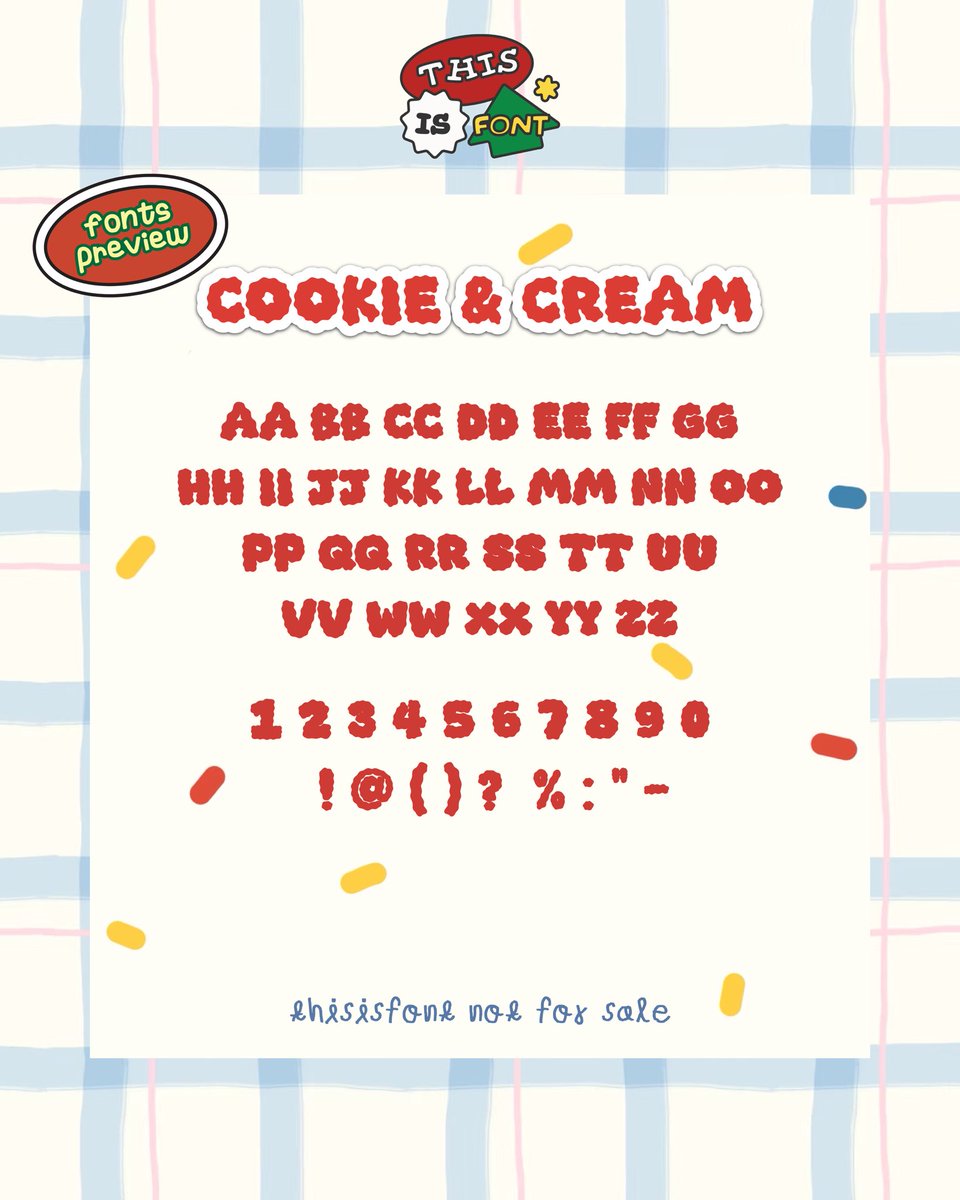 thisisfont ฟอนต์ลายมือ🍪 tweet media
