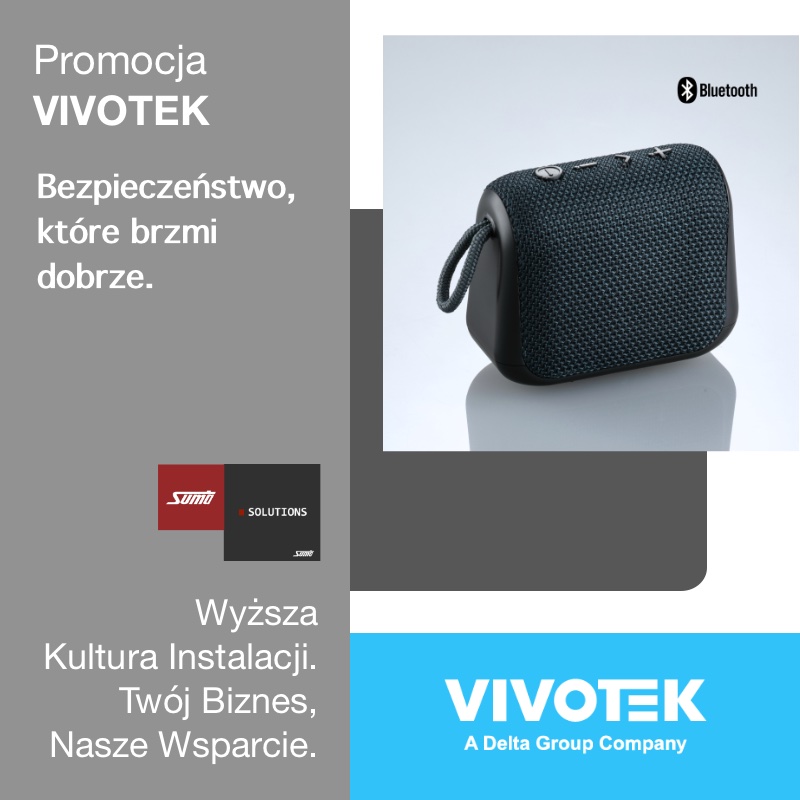 suma_solutions's tweet photo. Rozkręć Majówkę z Vivotek! 
Zadbaj o bezpieczeństwo i zgarnij głośnik Bluetooth na letnie pikniki! 

1️⃣ Kup produkty Vivotek za min. 1500 zł. 2️⃣ Zapisz się do newslettera. 3️⃣ Odbierz prezent w Paczkomacie! 📦
Liczba nagród ograniczona! 🏃‍♂️💨
#Vivotek #Security #Promocja #Majówka https://t.co/vyHe1ZBjbD